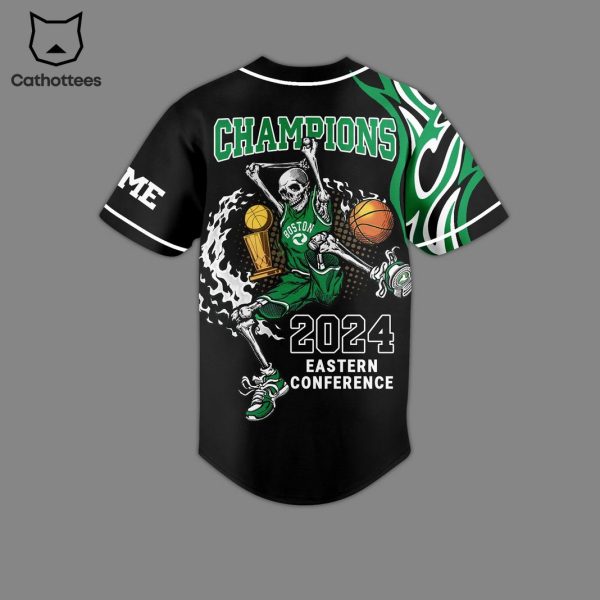 Boston Celtics Champions 2024 Eastern Conference Baseball Jersey