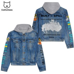 Built To Spill 30th Anniversary Tour 2024 Hooded Denim Jacket