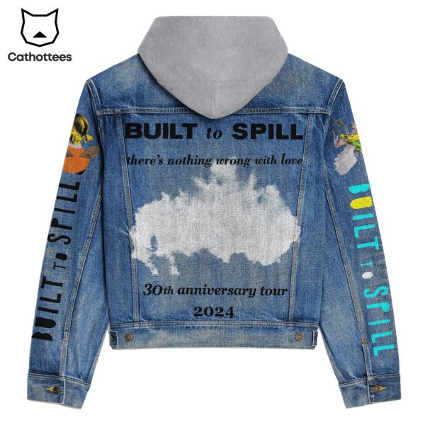 Built To Spill 30th Anniversary Tour 2024 Hooded Denim Jacket