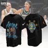 Chicago Sky Angel Reese Design White Baseball Jersey