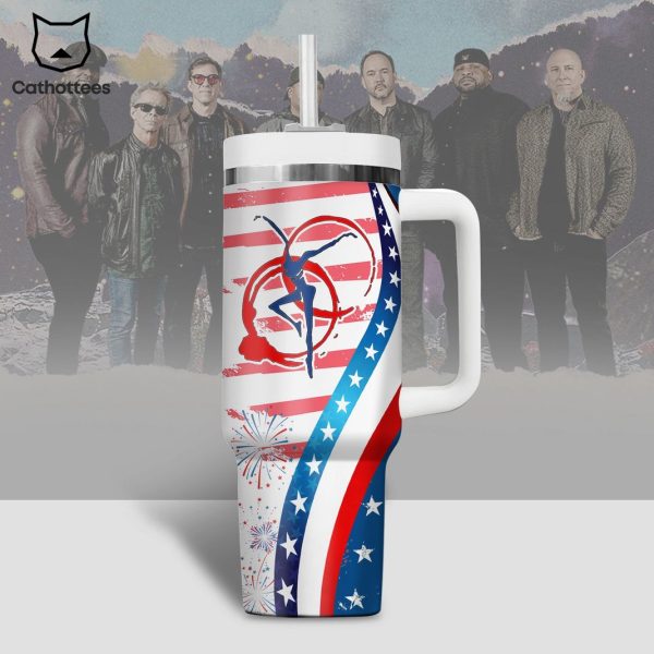 Dave Matthews Band Tumbler With Handle And Straw