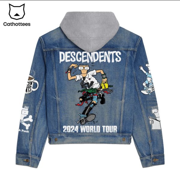 Descendents 2024 World Tour Hooded Denim Jacket