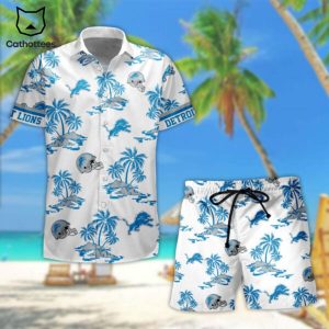 Detroit Lions Tropical Summer Hawaiian Shirt