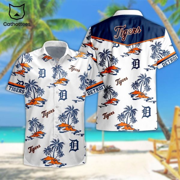 Detroit Tigers Tropical Summer Hawaiian Shirt
