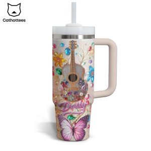 Dolly Parton Design Tumbler With Handle And Straw