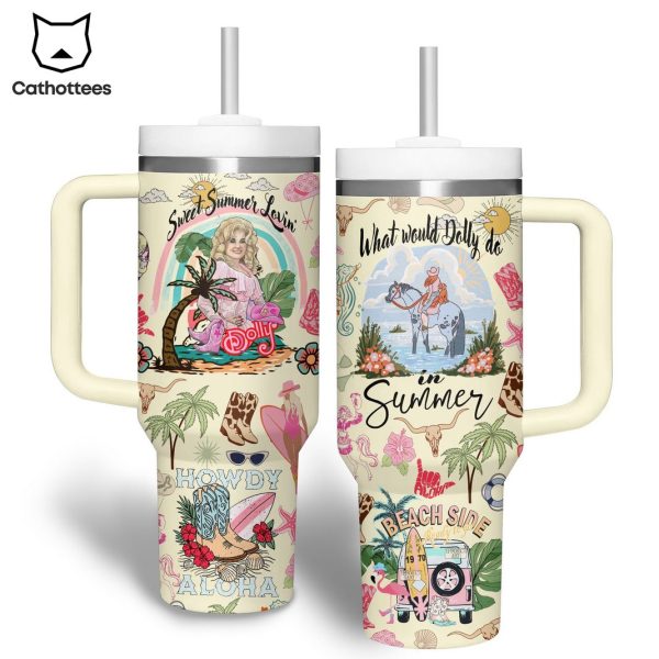 Dolly Parton Sweet Summer Lovin Tumbler With Handle And Straw