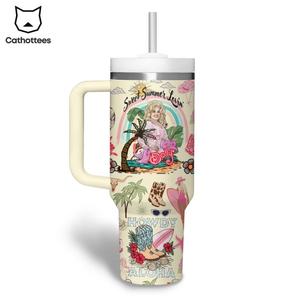 Dolly Parton Sweet Summer Lovin Tumbler With Handle And Straw