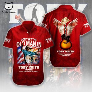 Dont Let Old Man In Signature Toby Keith 1961-2024 Thank You For The Memories Hawaiian Shirt