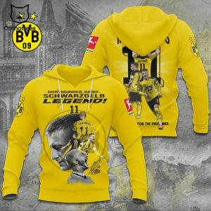 Dortmunder Junge Schwarz Gelb Legend Marco Reus Thank You For The Memories Hoodie