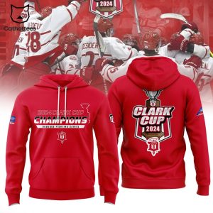 Dubuque Fighting Saints 2024 Clark Cup Champions Hoodie