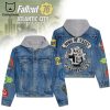 Bon Jovi Forever Design Hooded Denim Jacket