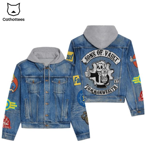 Fallcut Atlantic City Sons Of Vault Commonwealth Hooded Denim Jacket