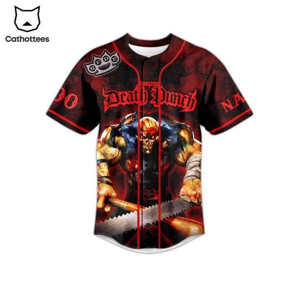 Five Finger Death Punch I ll Never Give In Til Im Victorious Baseball Jersey