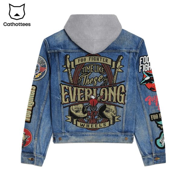 Foo Fighters Time Like These Everlong Hooded Denim Jacket