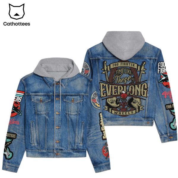 Foo Fighters Time Like These Everlong Hooded Denim Jacket