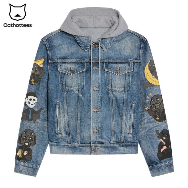 Ghost We Conquered The Magic We Counted The Stars Hooded Denim Jacket