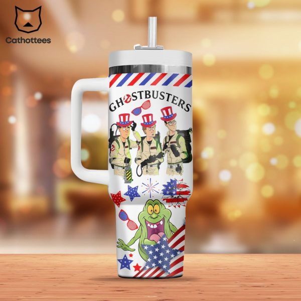 Ghostbusters USA Tumbler With Handle And Straw