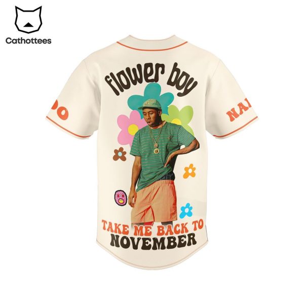 Golf Flowe Boy Take Me Back To November Baseball Jersey