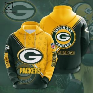 Green Bay Packers All Over Print Pullover Hoodie