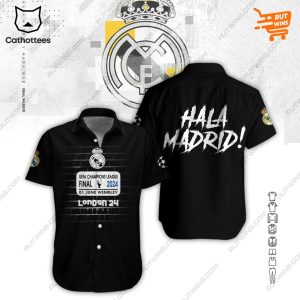 Hala Madrid Real Madrid Champions London 2024 Hawaiian Shirt