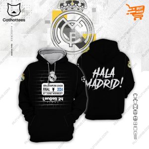 Hala Madrid Real Madrid Champions London 2024 Hoodie