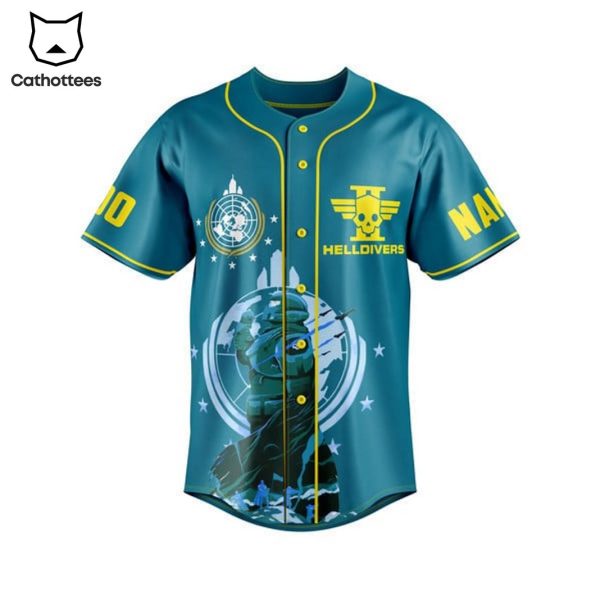 Helldivers 2 How Bout A Nice Cup Of Liber Tea Baseball Jersey