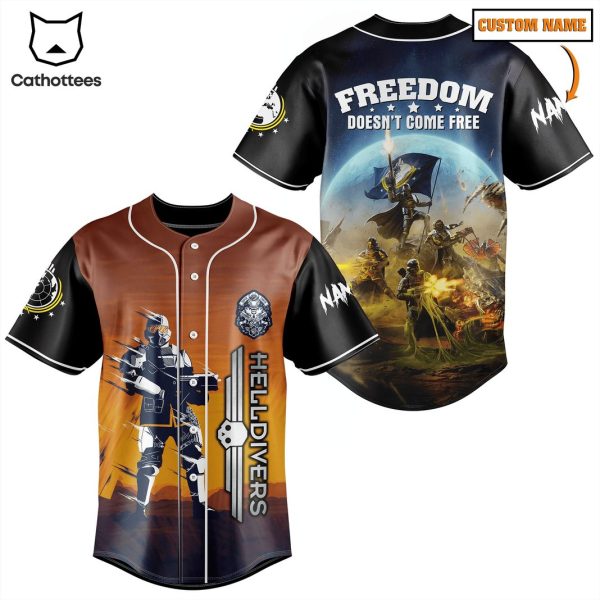 Helldives Freedom Doent Come Free Baseball Jersey