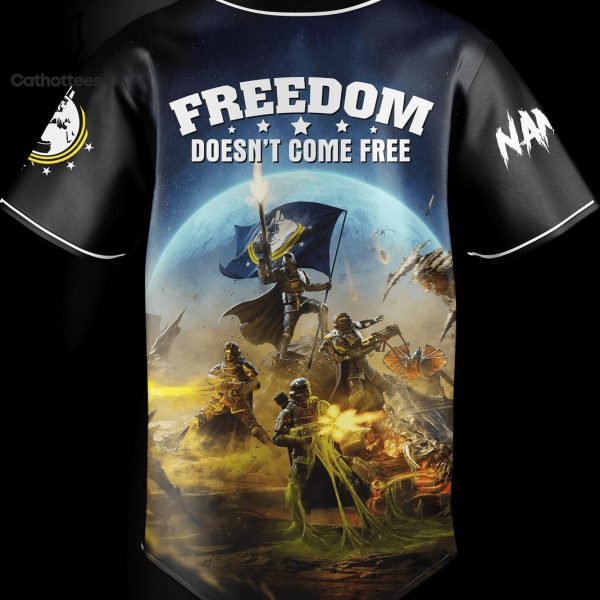 Helldives Freedom Doent Come Free Baseball Jersey