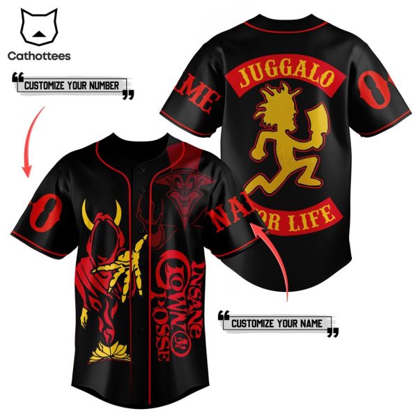 Insane Clown Posse Juggalo For Life Baseball Jersey