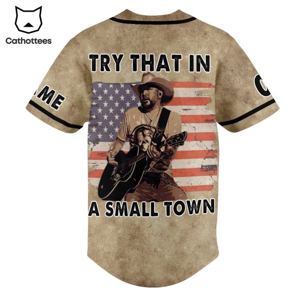 Jason Aldean Try That In A Small Town Baseball Jersey