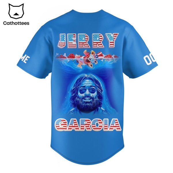 Jerry Garcia To Me Thats The Key Thing The Pursuit Of Happiness Thats The Basic Ultimate Freedom Design Baseball Jersey