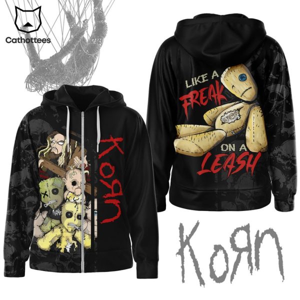 Korn Like A Freak On A Leash Zip Hoodie