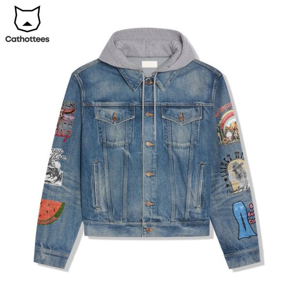 Lainey Wilson Country Cool  Again Hooded Denim Jacket