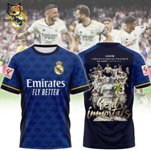 Laliga 23-24 Real Madrid Champions Design 3D T-Shirt