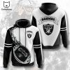 Las Vegas Raiders All Over Print Pullover Hoodie