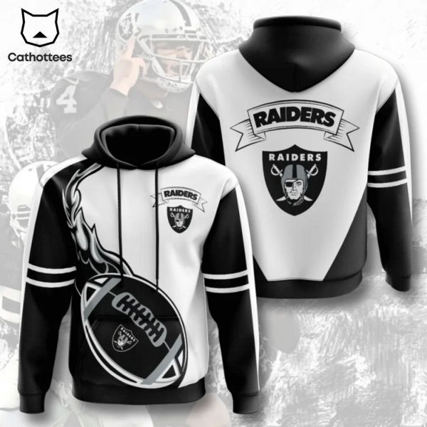 Las Vegas Raiders All Over Print Pullover Design Hoodie