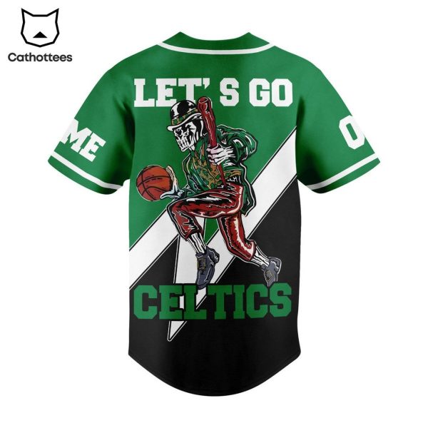 Let Go Boston Celtics Baseball Jersey