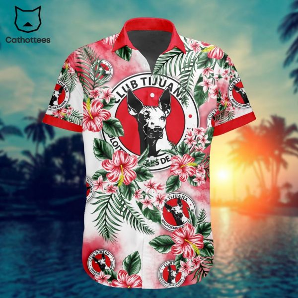 LIGA MX Club Tijuana Special Hawaiian Shirt