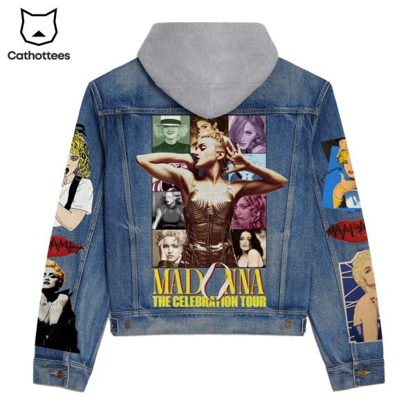 Madonna The Celebration Tour Hooded Denim Jacket