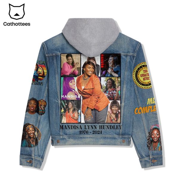 Mandisa Lynn Hundley The Greatest Music Design Hooded Denim Jacket