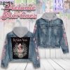 Bon Jovi Forever Design Hooded Denim Jacket