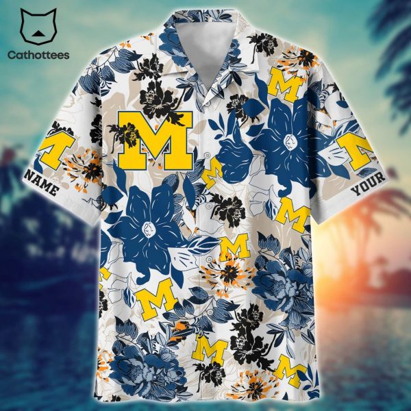 Michigan Wolverines Custom Aloha Hawaiian Shirt