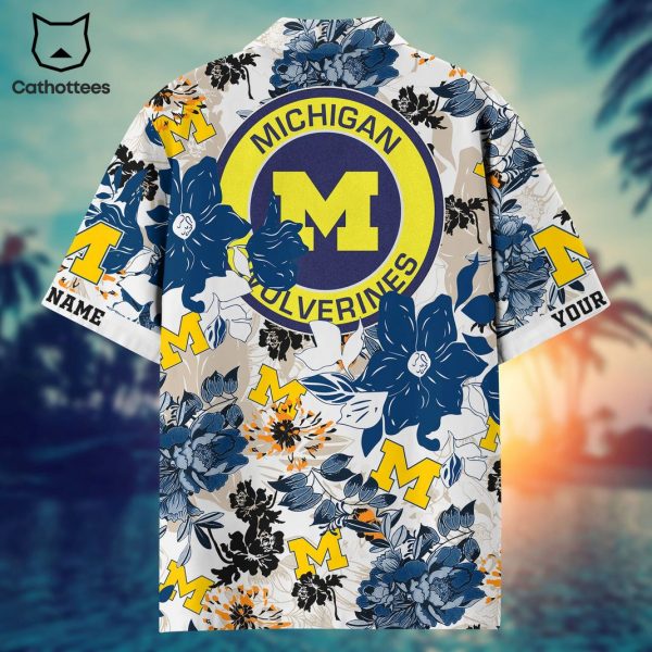 Michigan Wolverines Custom Aloha Hawaiian Shirt