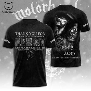 Motorhead Thank You For Your Music & The Memories 3D T-Shirt