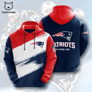 New England Patriots All Over Print Pullover Hoodie