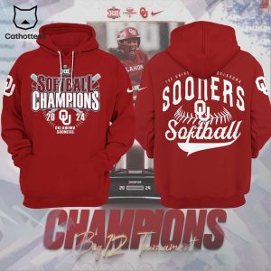 Oklahoma Sooners 2024 Big 12 Softball Conference Tournament Champions Red Hoodie