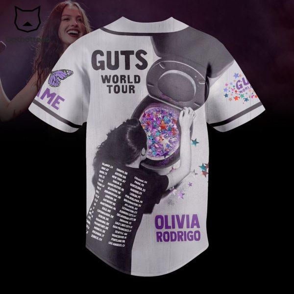 Olivia Rodrigo Guts World Tour Baseball Jersey