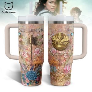 Outlander Sassenach Tumbler With Handle And Straw