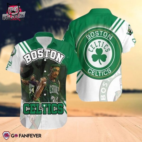 Paul Pierce 34 Boston Celtics Hawaiian Shirt