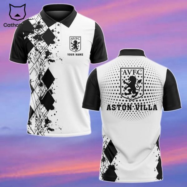 Personalized Design Aston Villa Polo Shirt